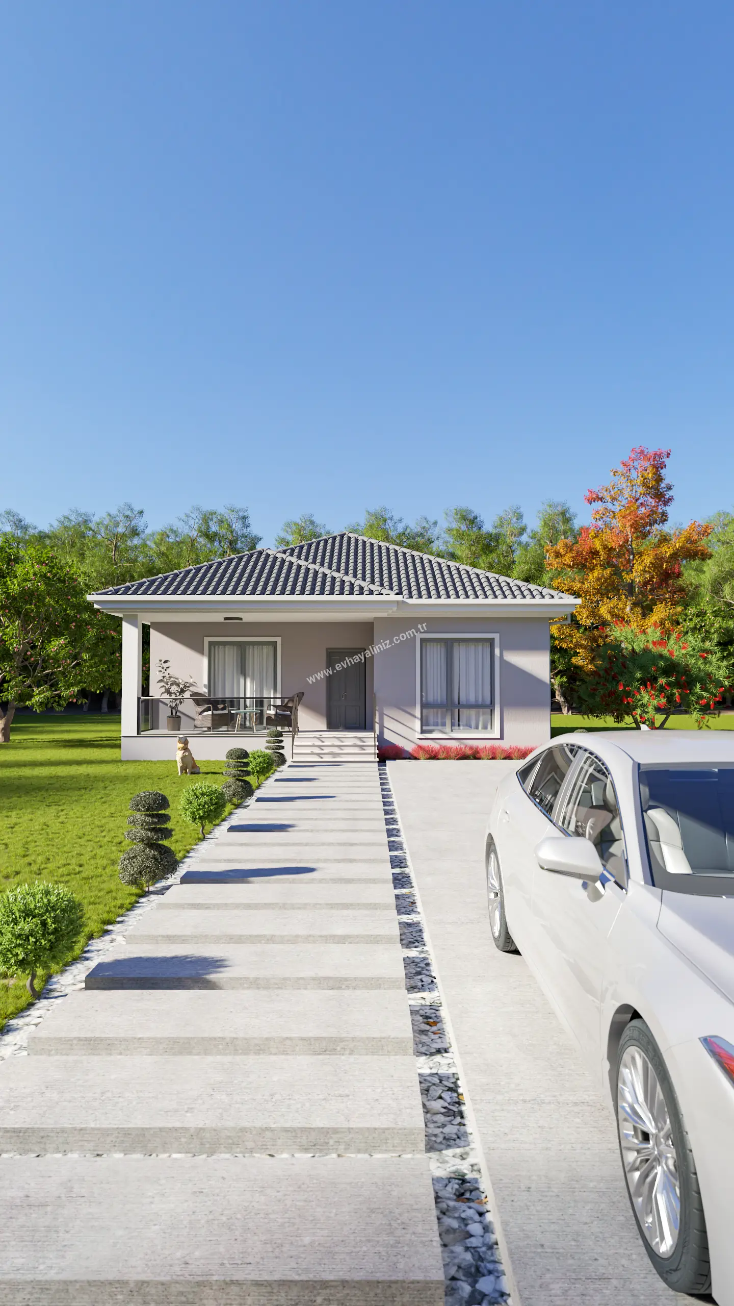 3+1 Müstakil Ev Planı